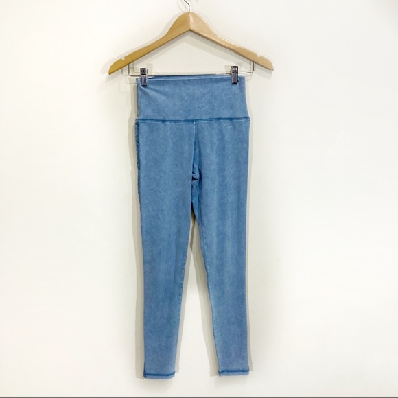 Aerie High Waisted Leggings Sz Small Baby Blue